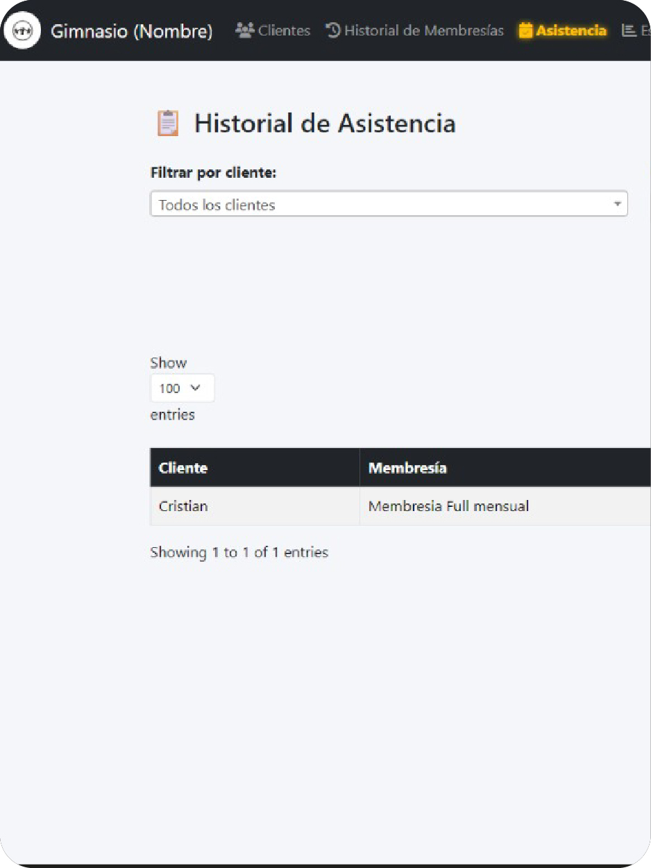 Sistema de Gestion para Gimnasios  5