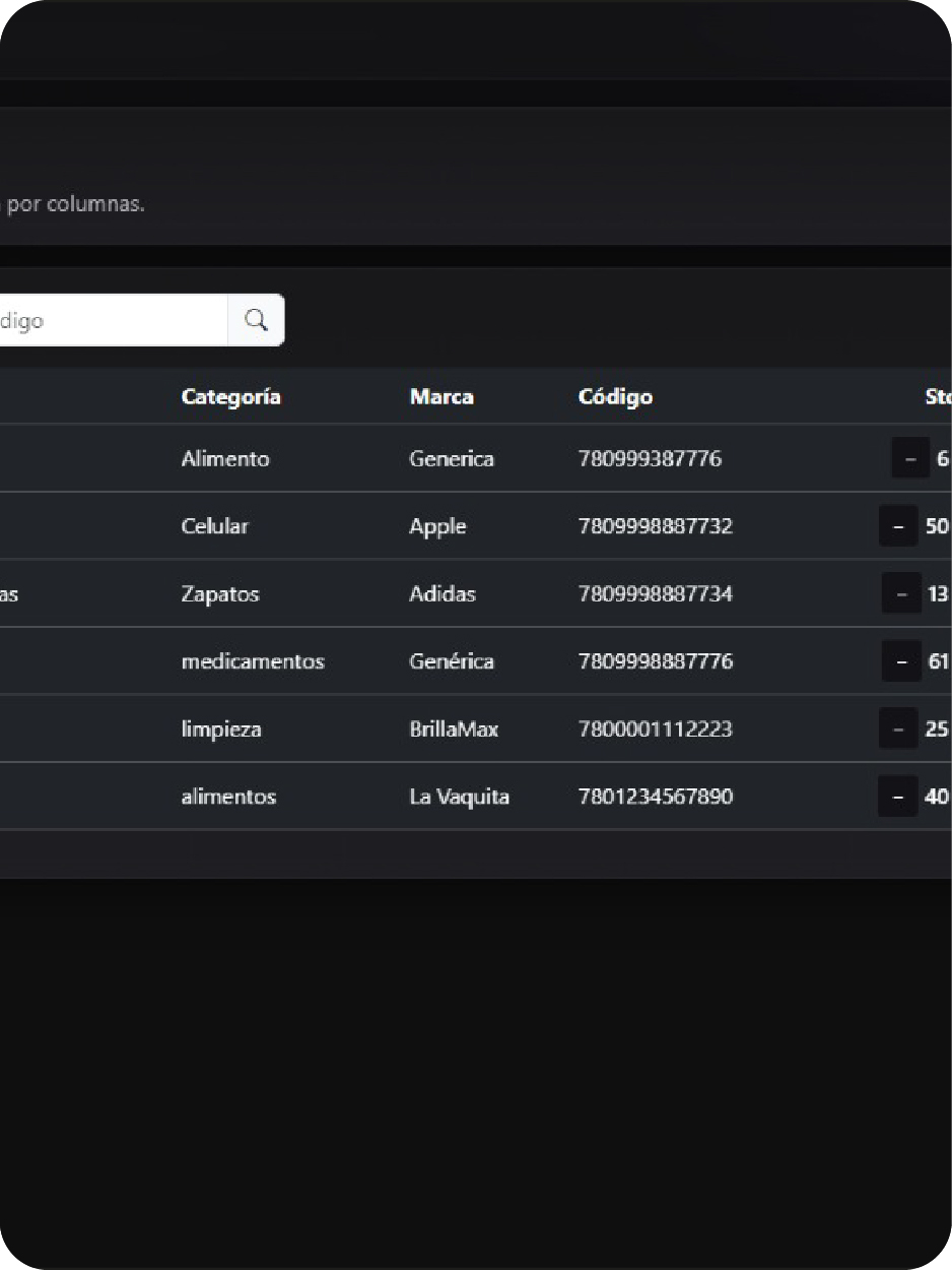 Sistema de gestion para Tiendas 4